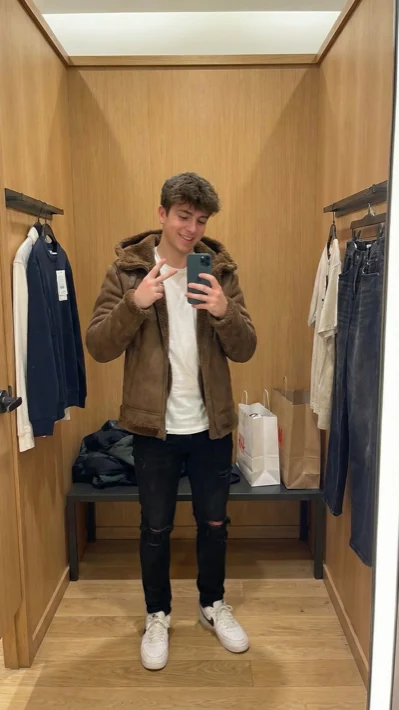 Virtual clothes fitting: AI-generated try-on for men