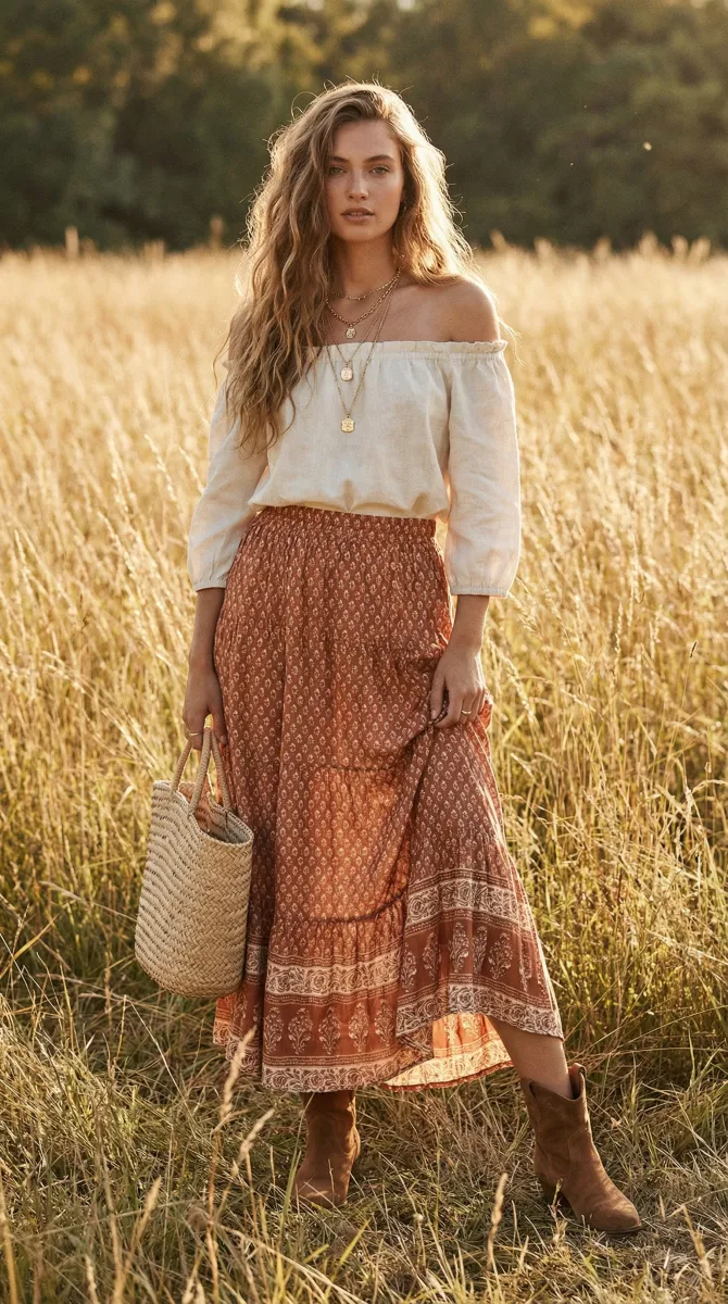 Boho style - virtual try-on with AI